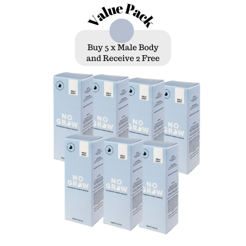 No Grow - Male Body Hair Removal Value Pack