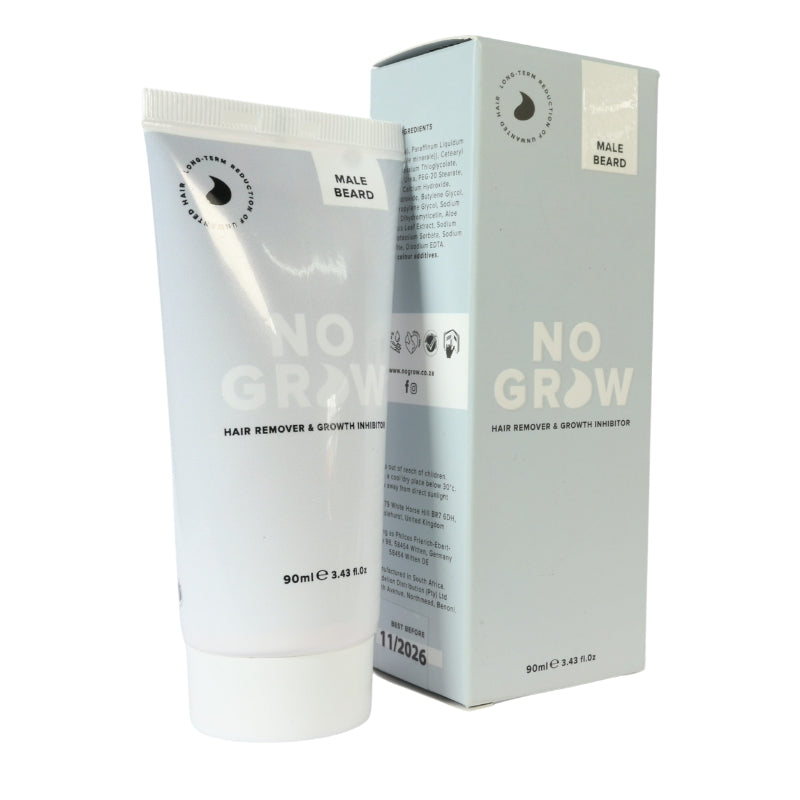 No Grow - Male Beard Hair Remover & Growth Inhibitor - 3 FL OZ