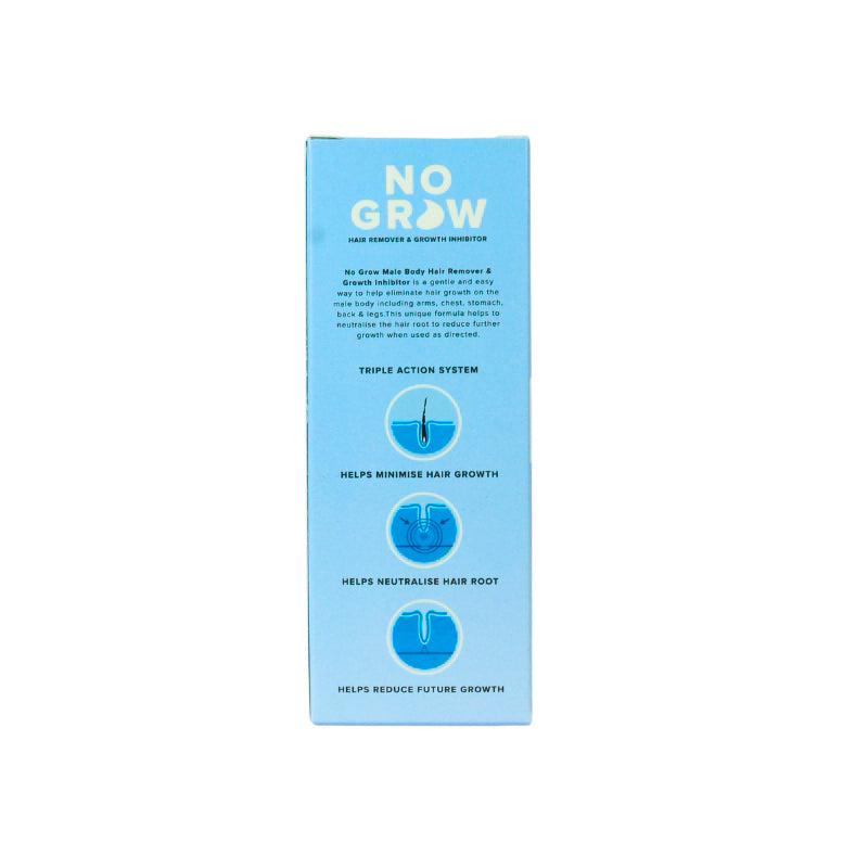 No Grow - Male Body Hair Remover & Growth Inhibitor - 3 FL OZ